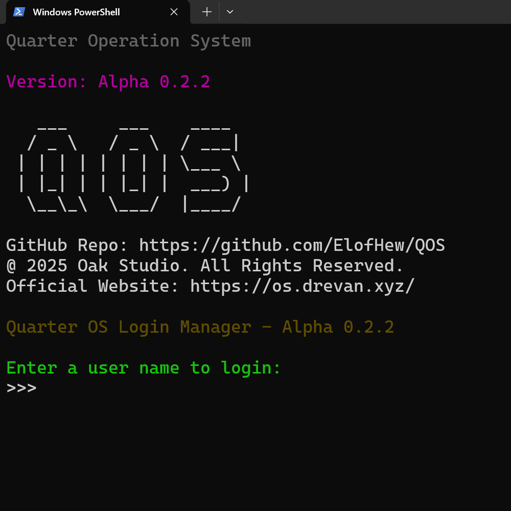 Quarter OS 截图